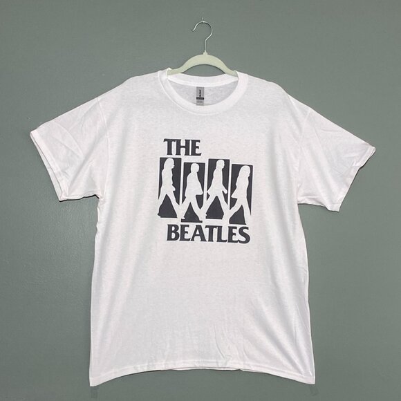 Abbey Road Crosswalk The Beatles Handmade Custom Shirt Sublimation Rock n Roll L - Picture 3 of 9